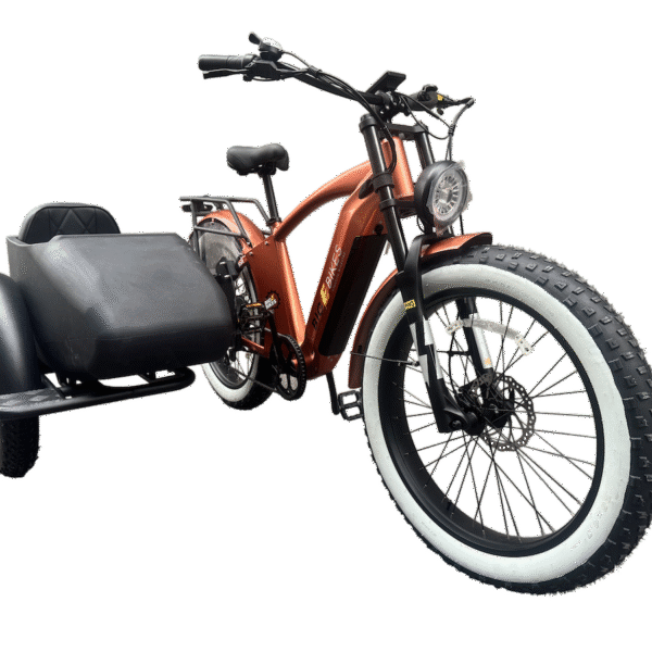 Thunderbolt Ebike with optional sidecar attached
